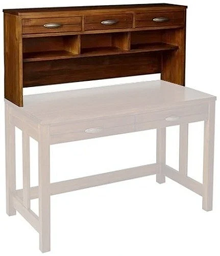 My Home Furnishings Logan Three Drawer Desk Hutch 1301-711