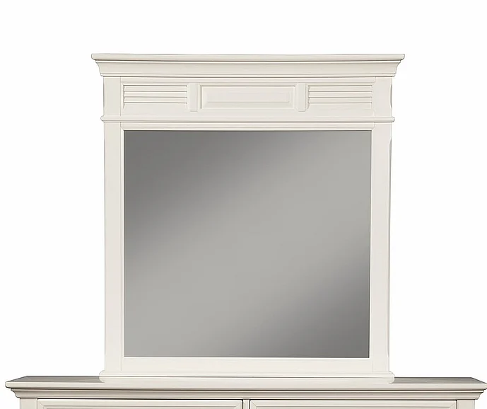 Alpine Furniture Winchester Mirror in White 1306-W-MR