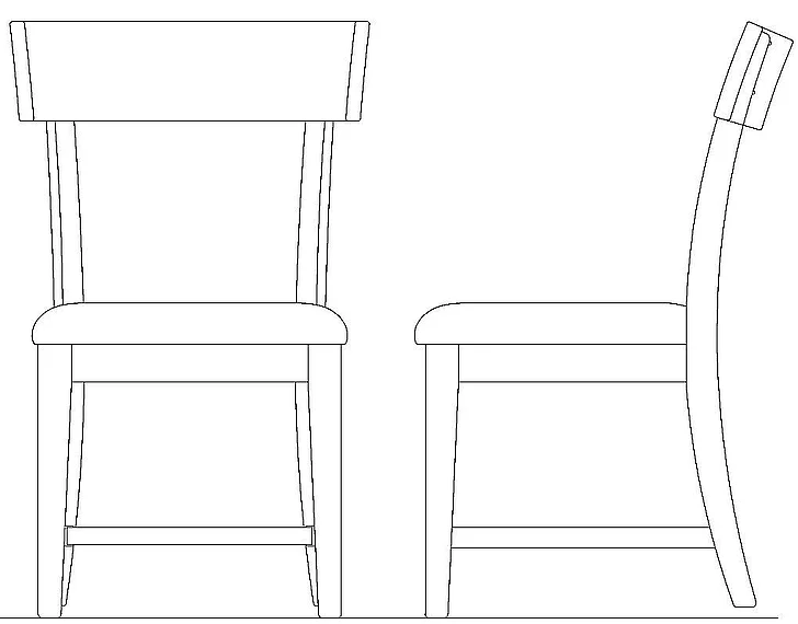 Kincaid Leyton Side Chair in Auburn 587-636A