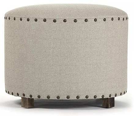 Zentique #130 Natural Round Stool (Set of 2)