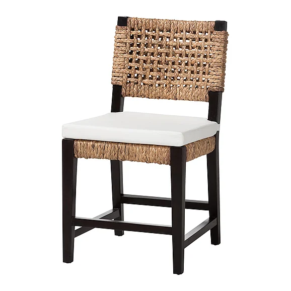 bali & pari Alise Bohemian Dark Brown and Dining Chair 13102
