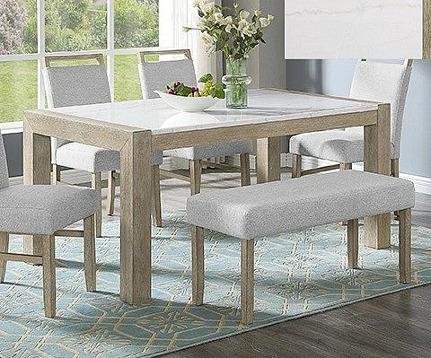 Crown Mark Hazel Genuine Marble Dining Table Top 1321T-3866