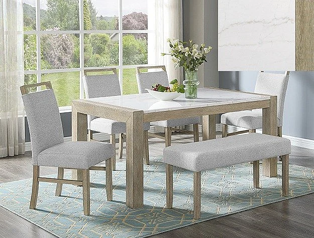 Crown Mark Hazel 6pc Dining Room Set