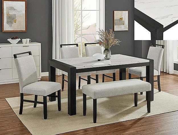 Crown Mark Jules 6pc Dining Room Set