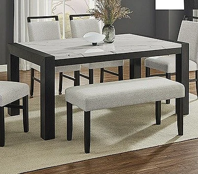 Crown Mark Jules Faux Marble Dining Table 1322T-3866