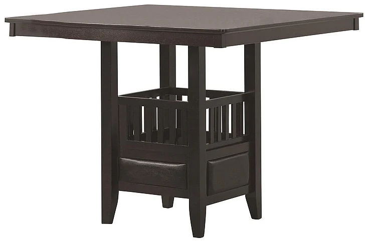 Coaster Jaden Counter Height Table in Cappuccino 100958