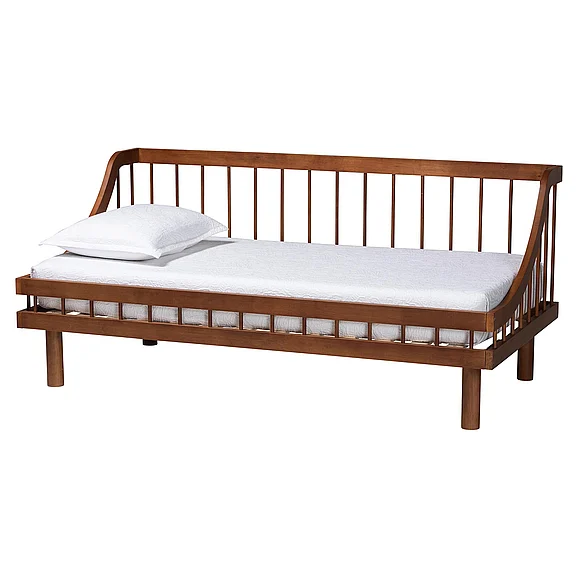 Baxton Studio Helio Brown Twin Daybed 13550