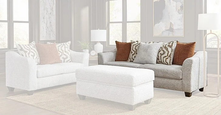 Peak Living 136 Loveseat in Stance Dove 13602-4325 CUSTOM ITEM