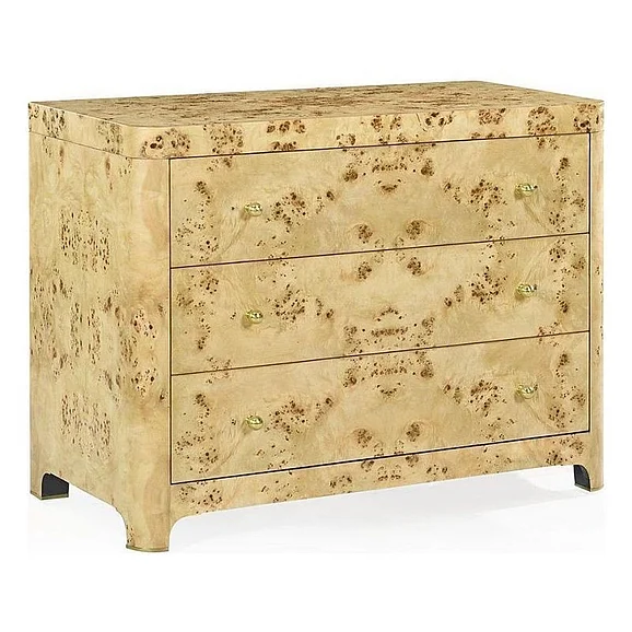 Oliver Home Roland Chest in Natural Burl 1391-40 CLOSEOUT