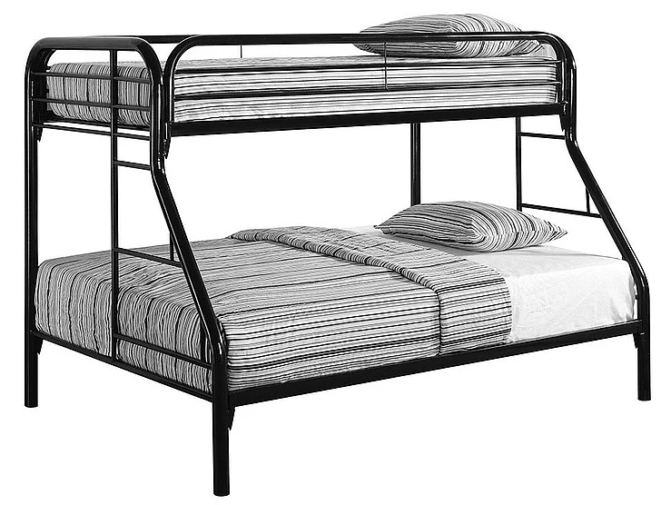 Coaster Youth Twin/Full Bunk Bed in Black 2258K