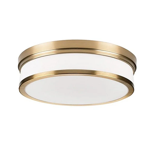 Vinci Lighting Flush Mounts in Aged Brass/Opal White Glass FM3614-AGB