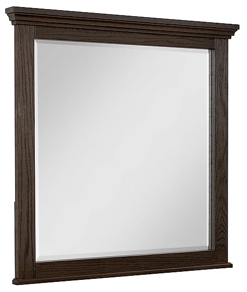 Vaughan-Bassett Passageways Charleston Brown Landscape Mirror in Dark Brown 140-447
