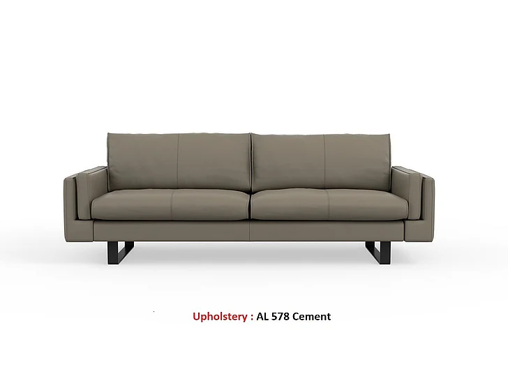Fjords Endless 3.5 Seater Duo Stationary Sofa In AL-Cement 140030-578-01 CUSTOM ITEM