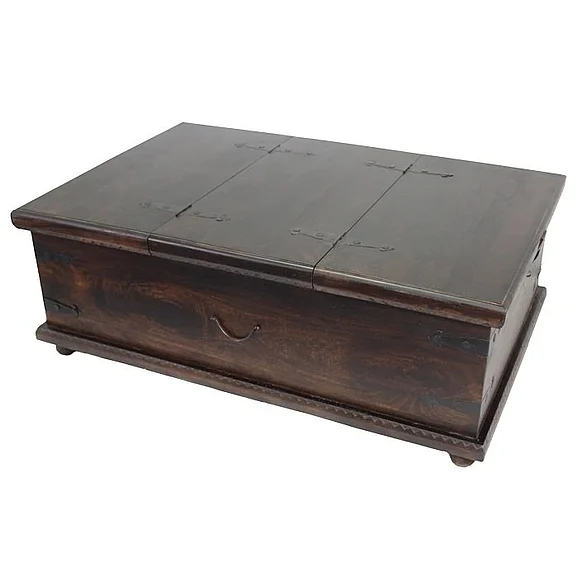 Moti Furniture Joy Bliss Pac Cocktail Table in Brown 14003004