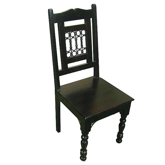 Moti Furniture Joy Capsule Side Chair in Dark Brown 14011002