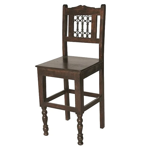 Moti Furniture Joy Bar Stool in Dark Brown 14011005