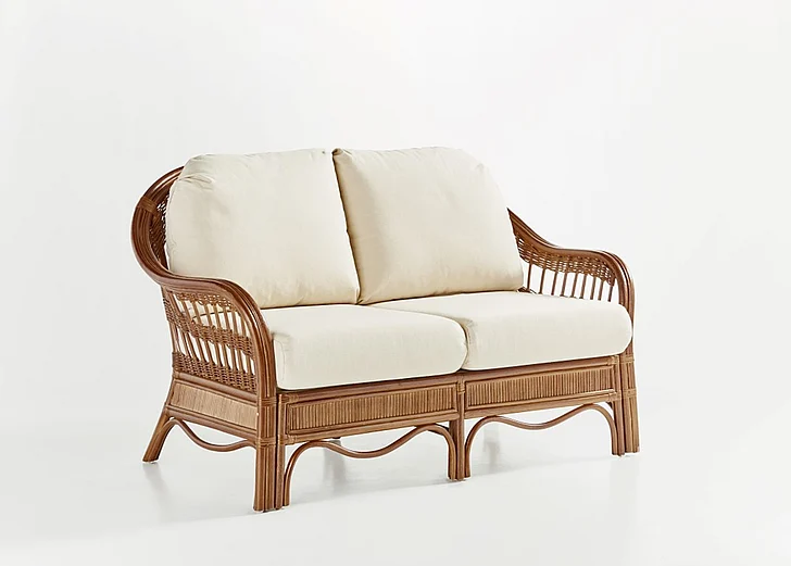 South Sea Indoor Bermuda Loveseat in Pecan 1412PEC