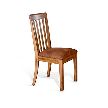 Sunny Designs Sedona Slatback Chair (Set of 2) in Rustic Oak 1424RO2-CT