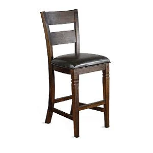 Sunny Designs Homestead Ladderback Barstool (Set of 2) in Tobacco Leaf 1429TL2-30