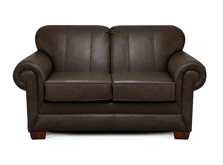 Tennessee Custom Monroe Leather Loveseat 1436LR