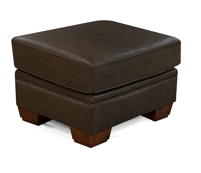 Tennessee Custom Monroe Leather Ottoman 147SLSR