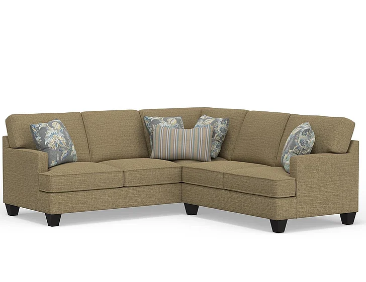 Corinthian 1440 Sectional in Beige FG1440 2PC