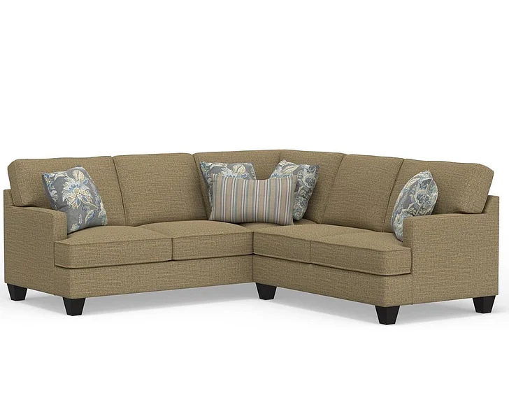 Corinthian 1440 2pc Sectional in Beige