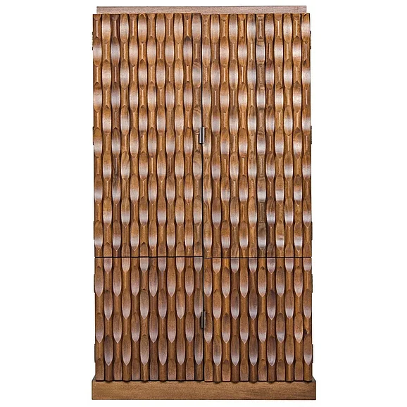 Noir Furniture Alameda Hutch in Dark Walnut GHUT133DW