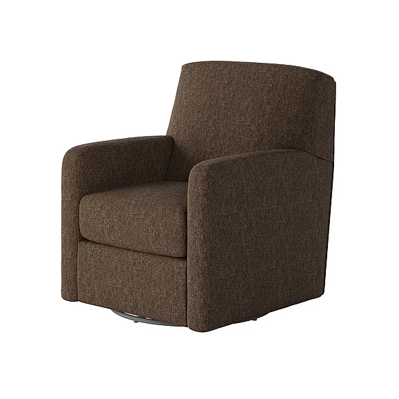 Southern Motion Flash Dance Swivel Glider in Truffle 101 113-18