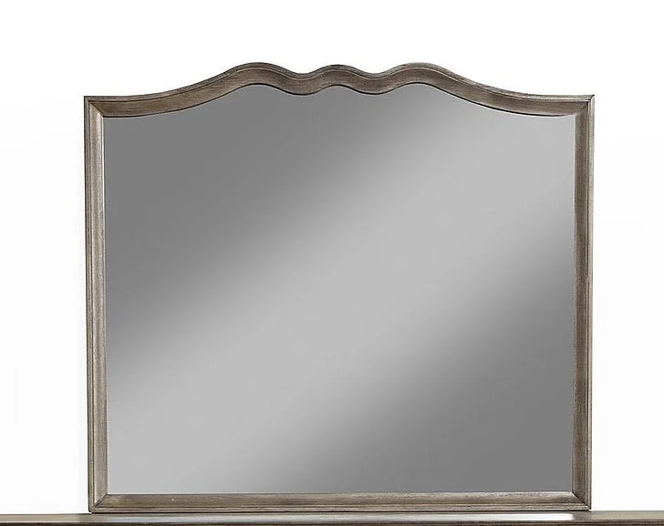 Alpine Furniture Charleston Mirror in Antique Grey 1500-06