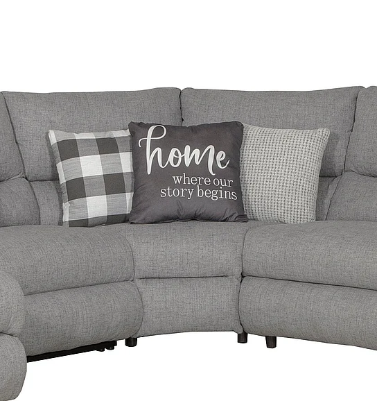 Catnapper Rockport Modular Sectional Wedge in Grey 1508