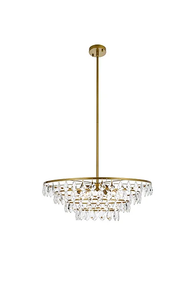 Elegant Ella 28 In. Pendant in Brass 1101D28BR