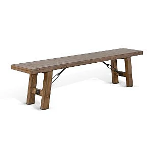 Sunny Designs Bench with Turnbuckle in Buckskin 1522BU