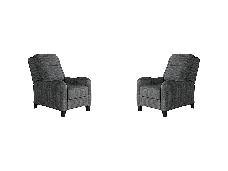 Southern Motion Prestige 31"Wide Push Back Hi-Leg Recliner in Denim 1643 313-60 (Set of 2)