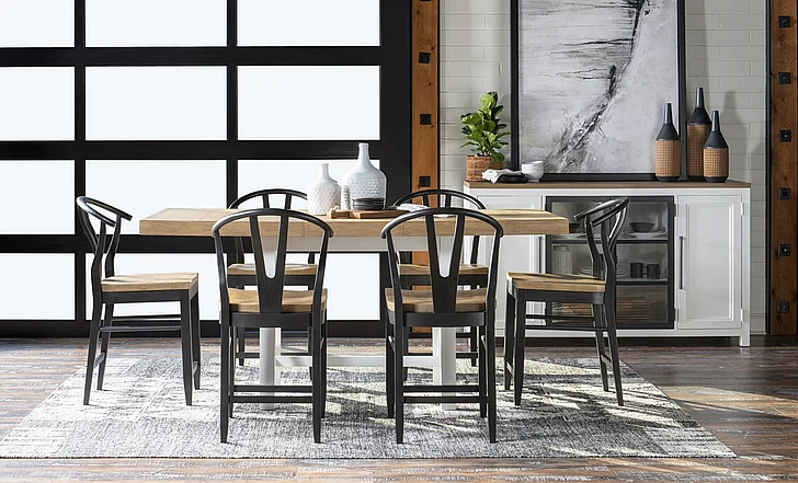 Legacy Classic Franklin 7pc Counter Height Dining Room Set in Oak