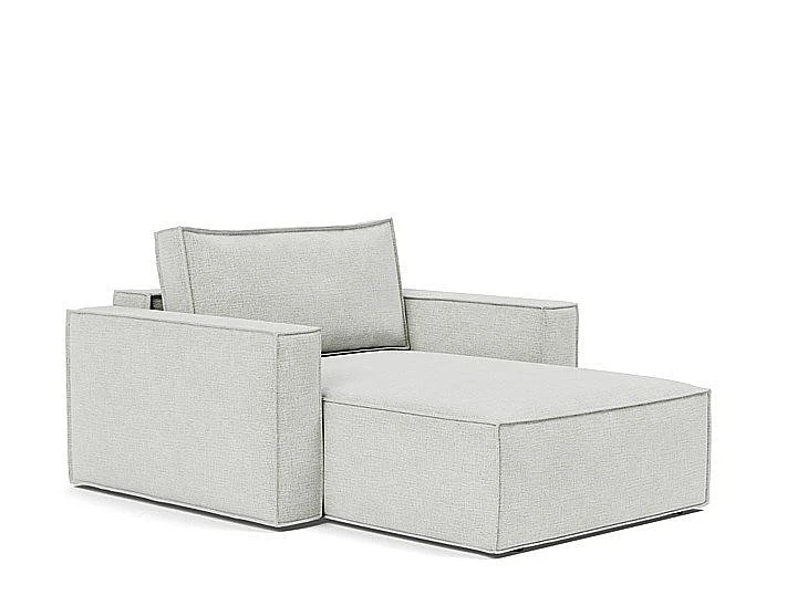 Innovation Living Newilla Lounger Chair with Standard Arms (25 Adario Fog) 95-543152256-01-2