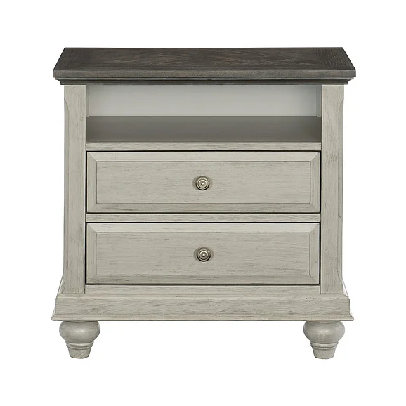 Homelegance Mossbrook Night Stand in Two-Tone 1568-4