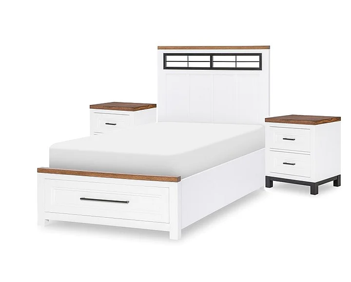 Legacy Classic Kids Dutton 2pc Storage Bedroom Set in White