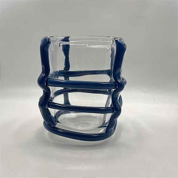 UMA Glass Decorative Vase in Clear 15799