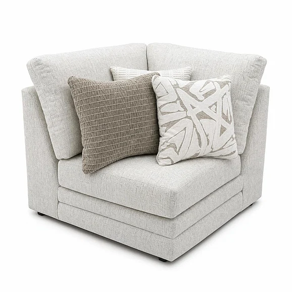 Corinthian Furniture Clapton Corner Chair in Cream 1601CP