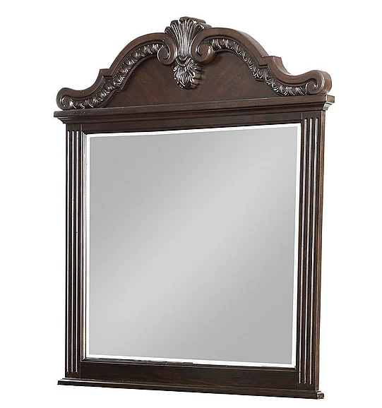 Emma Mason Signature Brick & Beam Mirror in Black Cherry