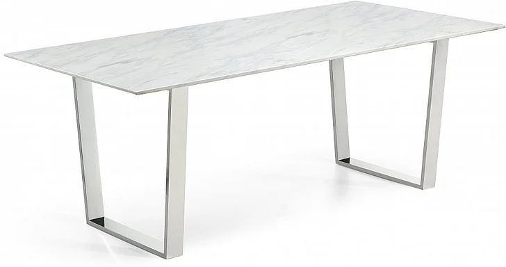 Meridian Carlton Chrome Dining Table 735-T