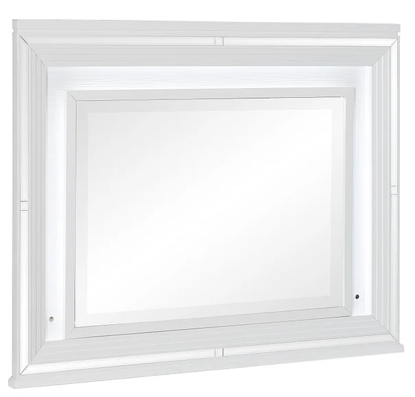 Homelegance Tamsin Mirror in White 1616W-6