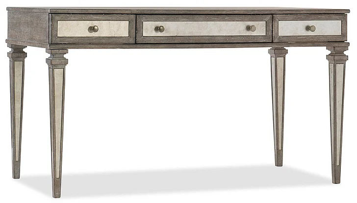 Hooker Furniture Rustic Glam Leg Desk in Light Wood 1641-10458-LTWD