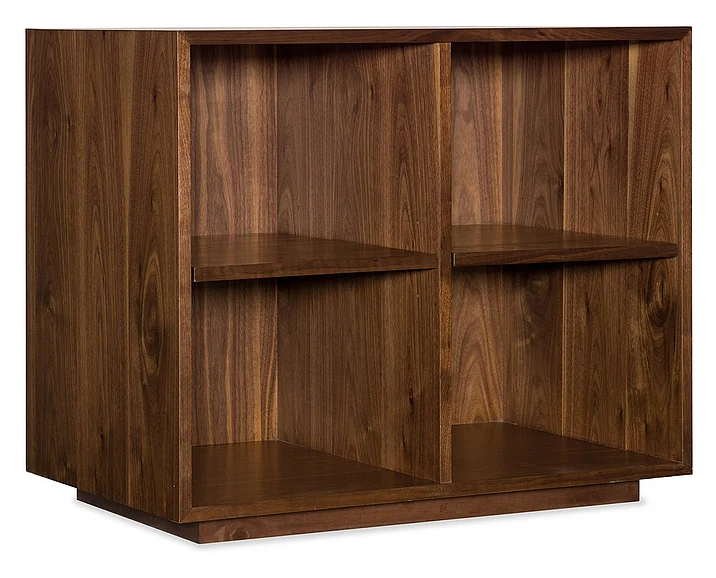 Hooker Furniture Elon Bunching Short Bookcase in Medium Wood 1650-10245-MWD