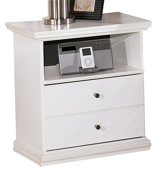 Bostwick Shoals Nightstand in White B139-91 FedEx/UPS PROMO