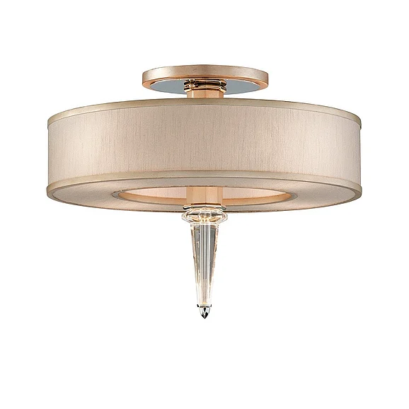 Corbett Lighting Harlow Semi Flush 166-34-WSL/SS