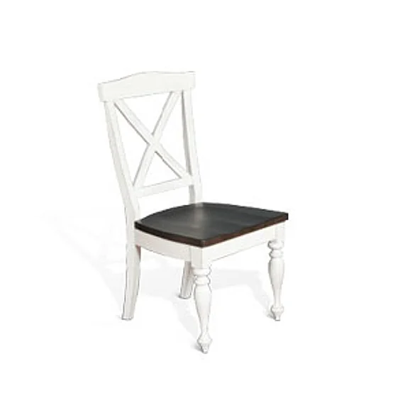 Sunny Designs Carriage House Crossback Chair (Set of 2) in European Cottage 1666EC
