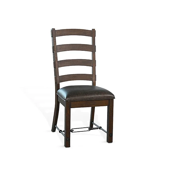 Sunny Designs Homestead Ladderback Chair (Set of 2) in Tobacco Leaf 1667TL