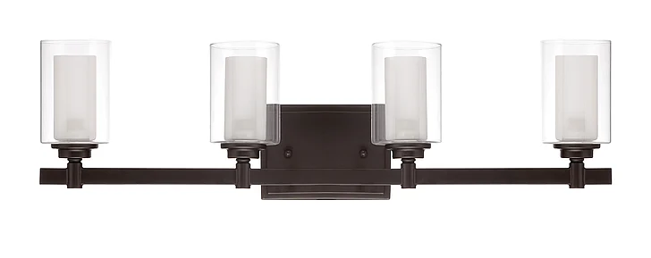 Craftmade Celeste 4 Light Vanity in Espresso 16727ESP4 CLOSEOUT